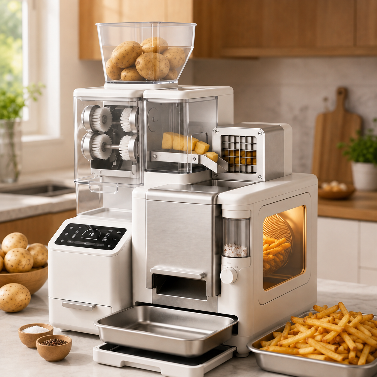 All-in-One Countertop Fries Maker